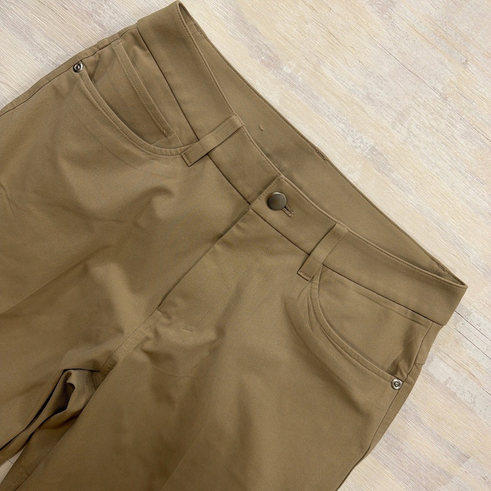 Lululemon Pants Commission Slim Warpstreme Khaki Tan Mens 28x28.5